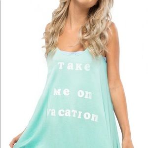 Wildfox Take Me On Vacation tank